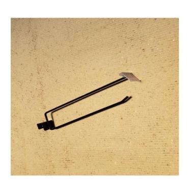 Imagem de Gancheira Simples Amapa Com Porta Etiqueta 30 cm Preto - Amapá