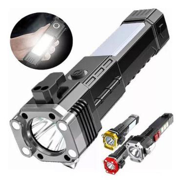 Imagem de Lanterna Tática Militar Led Multifuncional S007 4 Em 1 Para Carro - oe