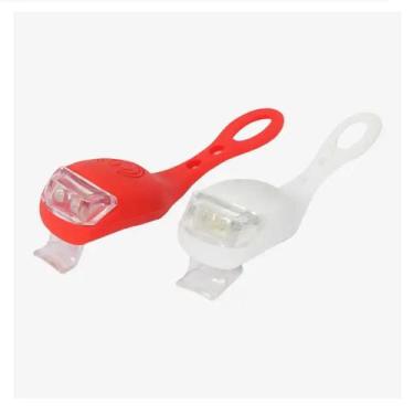 Imagem de Farol Dianteiro Bicicleta Kit 2 Lanterna Sinalizador Pisca - RR Racing