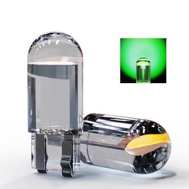 Imagem de Par Super Lâmpada T10 Led Cob Acrílico Lanterna Farolete - Lagos Impor