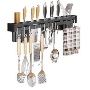 Imagem de Suporte Organizador para Utensílios de Cozinha 8 Ganchos - Top Rio