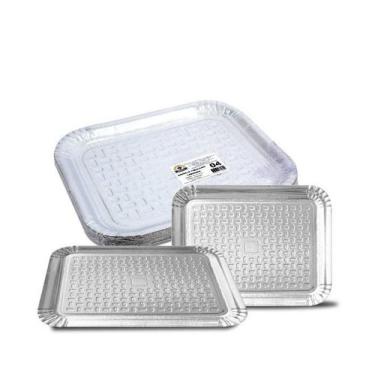 Imagem de Bandeja Prata 20x25 Com 10 Unidades - SK