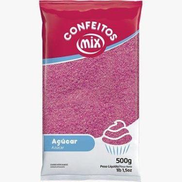 Imagem de Açúcar Cristal Rosa 500g - Mix