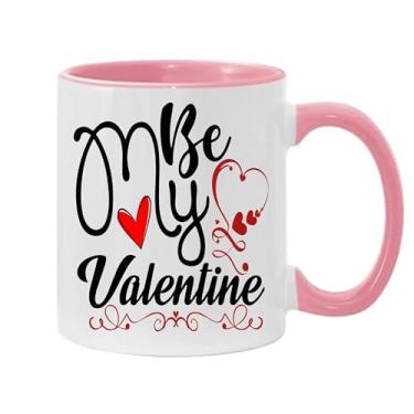 Imagem de SpreadPassion Caneca de café Be My Valentine, presentes para namorado e namorada, ideia de presentes de dia dos namorados, presente para marido e esposa, ideia de presente de aniversário do dia dos