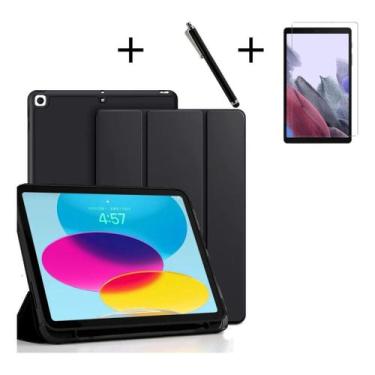 Imagem de Kit Capa Flip+ Pelicula + Caneta iPad 10.2 7o 8o 9o Geração - Pop Shop