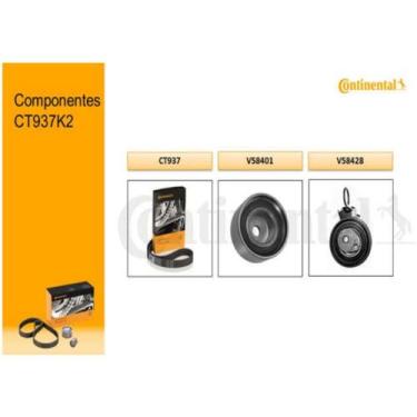 Imagem de Kit da correia sincronizadora Hyundai I30 2009 a 2013 - CONTINENTAL