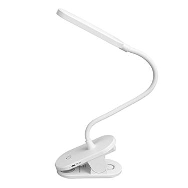 Imagem de Lâmpada de Mesa de Clipe Ajustável Com Ganso Flexível de 360 ​​° para Uso Multiuso
