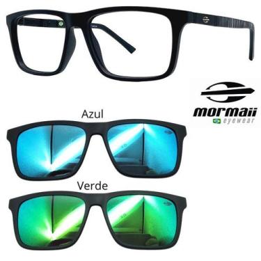 Imagem de Oculos Mormaii Swap 4 6112 Com 2 Clipons - Escolha As Cores, Verde