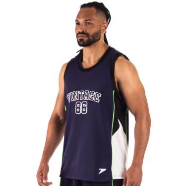 Imagem de Regata Basquete Drop 04494 - Poker, Mr, Pt, Br, Vdc, GG