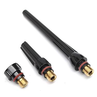 Imagem de Tocha de soldagem 23 peças/conjunto de lentes a gás de tocha de soldagem TIG # 10 kit de copo para Tig WP-17/18/26 acessórios de soldagem cabeça de tocha