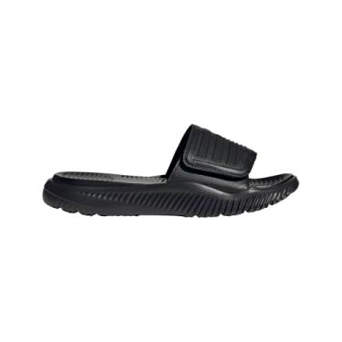 Imagem de adidas Sandália unissex para adultos Alphabounce 2.0 Slide, Preto/Preto/Preto, 11 Women/10 Men