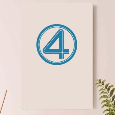 Imagem de Placa Quadro Decorativo Qu.arte.to Fan.tás.tico (Quarteto_02)