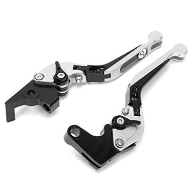 Imagem de Alavancas de Freio de Motocicleta 2pcs Liga de Alumínio CNC para XJ6 Diversion 2009 a 2015 Black (Prata)