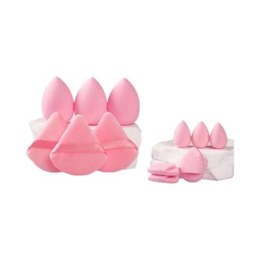 Imagem de Kit De Ferramentas De Maquiagem Rosa, 12 20 Peças, Esponja De Maquiage