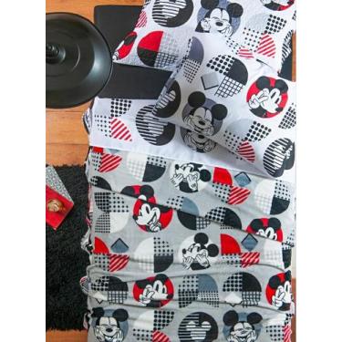 Imagem de Manta Cobertor Solteiro Soft Flanelado Disney - Casanet, Preto