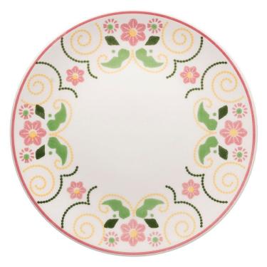 Imagem de Kit 4 Pratos De Sobremesa Unni Lima Oxford® Cerâmica 19 Cm