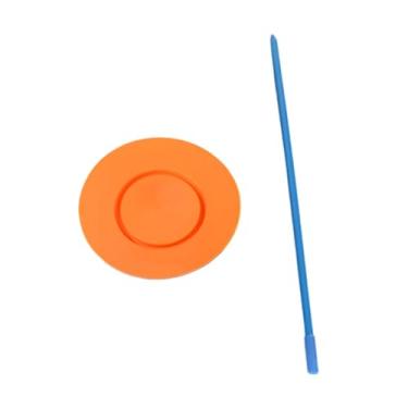 Imagem de Esquirla Prato giratório de malabarismo com palitos Festivais Circo Performances Circo Prato giratório Jogo de malabarismo Brinquedos Multicores, Laranja