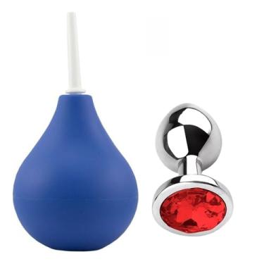 Imagem de Ducha Higienica Intima Unisex 230 ML Chuca para lavavem intima com aplicador Enema Retal Reutilizavel com Plugue Anale P