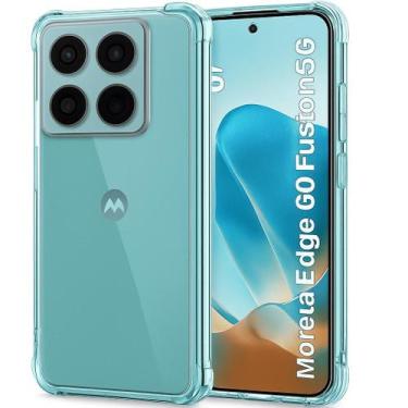 Imagem de Capa Capinha Silicone TPU para Moto Edge 60 PRO Anti Impacto Transpare