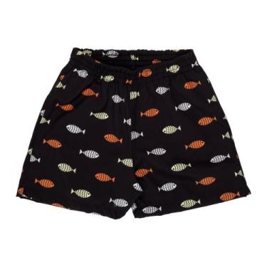 Imagem de Bermuda Short Tactel Infantil Juvenil Masculina Com Elastano - Jagar, 