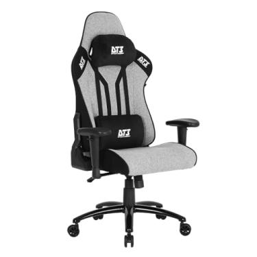 Imagem de Cadeira Escritório Gamer DT3 Grigio, ergonomica e confortável com revestimento em Tecido Max2Weave™, espuma injetada no assento e laminada no encosto, braços 1D+, suporta até 130kg e altura máx. 1,80m