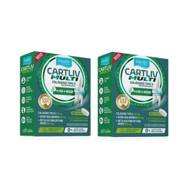 Imagem de Kit 2 Cartliv Multi Colágeno T/2 40mg Ha 80mg+Msm 900mg C/30 - Equaliv