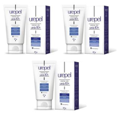 Imagem de Kit 3 Creme De Ureia Urepel 10% 60g - União Química