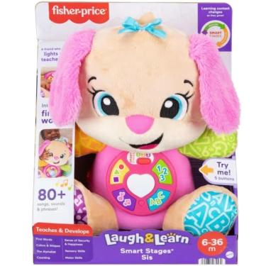 Imagem de Fisher Price Pelúcia Educativa Irmã Do Cachorrinho Jfd30