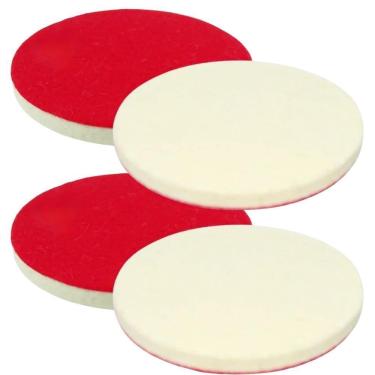 Imagem de Kit 2 Disco De Feltro Para Polimento De Vidro 5 Polegadas