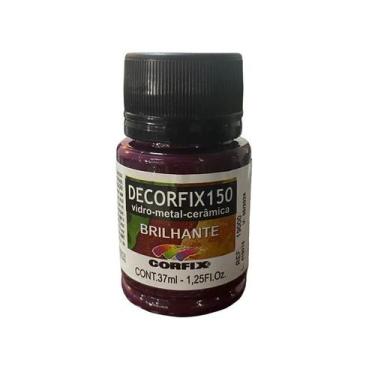 Imagem de Tinta Decorfix 150 Brilhante 37ml 444 Laca Magenta Corfix