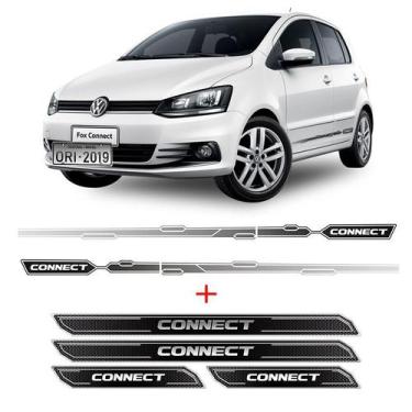 Imagem de Kit Faixa Fox Connect 2018/2019 Preto + Soleira Protetora - SPORTINOX,