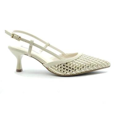 Imagem de Sapato Via Marte Feminino 155-022, 38, Gold