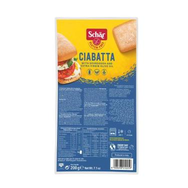 Imagem de Pão Tipo Ciabatta Pré assado Sem glúten Schar 200g