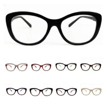Imagem de Oculos De Grau De Ferro Gatinho Gatinha - Dinka, Marrom