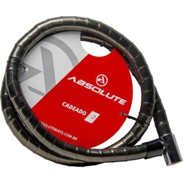 Imagem de Cadeado Bike Absolute 1,5MX22MM Anel Chave Tetra