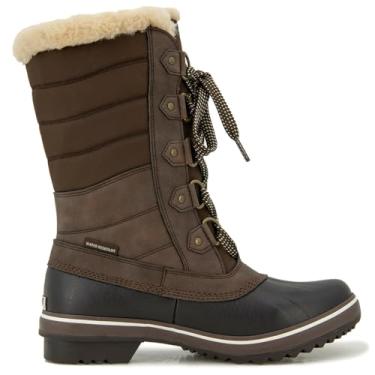 Imagem de Jambu Bota de neve feminina Siberia resistente à água, Marrom, 37