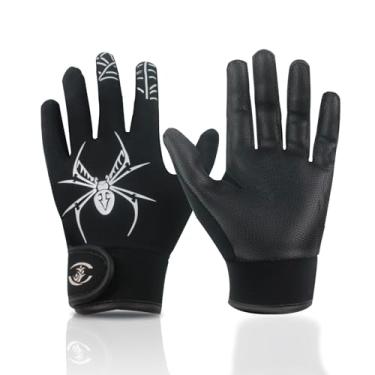 Imagem de Luvas de beisebol Spider para crianças, palma de aderência aprimorada com absorção de choque, luva de softball, respirável e confortável, presente para fãs de esportes para crianças, meninos, meninas