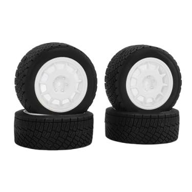 Imagem de RiToEasysports 4pcs Pneus RC, Universal 12 Mm de Plástico Anti -deslizamento de Brinquedo Volante de Carro para RS Red Spider Model Car