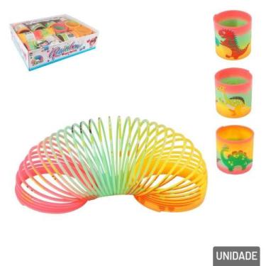 Imagem de Mola Maluca de Plástico Dinossauros - Tudo em Caixa