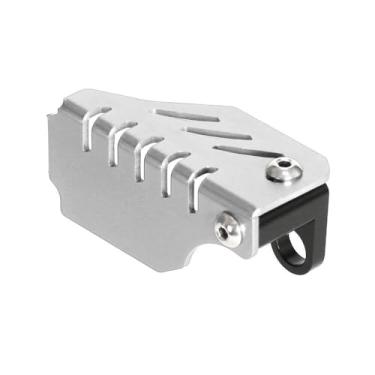 Imagem de Tampa de fluido do cilindro mestre dianteiro macaco compatível com Monkey 125 2018-2024 CT125 Trail 125 2020-2024 acessórios de motocicleta protetor de tampa de tanque de fluido de freio (prata)