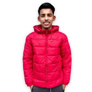 Imagem de Jaqueta Forrada Juvenil Menino Puffer Bobojaco Nylon Infanti-Masculino