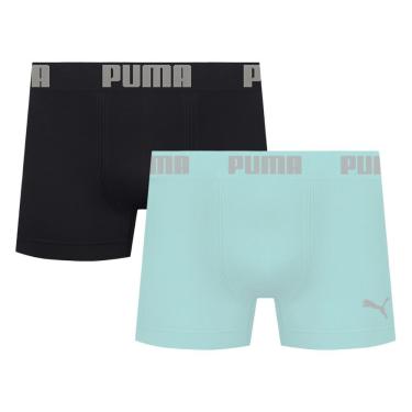Imagem de Kit 2 Cuecas Puma Boxer Sem Costura Masculina