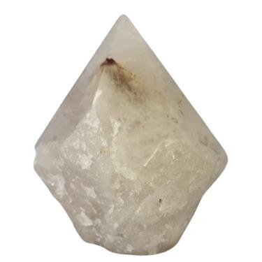 Imagem de Pedra Natural Obelisco Ponta Quartzo Branco 486 gramas