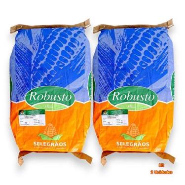 Imagem de Semente Milho Verde Robusto Híbrido 10kg Para Cultivo e Lavouras - Sel