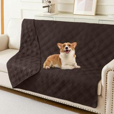 Imagem de hyha Cobertor impermeável para cães, cobertor reversível para cama de animal de estimação, capa de sofá macia para cães lavável, capa de sofá impermeável para sofá de cachorro e gatos, protetor de