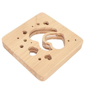 Imagem de Acouto Madeira 3D LED Night Light Hollow Hearts Lâmpada Decorativa de Madeira de Pinho Alimentada por USB para Casa e Escritório