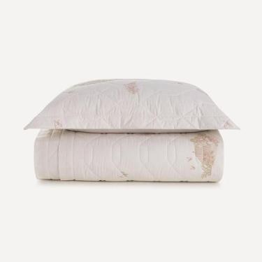 Imagem de Colcha Infantil Solteiro Porta-travesseiro Jardim Karsten, U