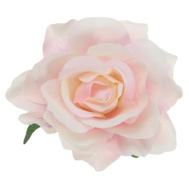 Imagem de Generic Grampos de cabelo rosa boho, broches de flores de tecido para mulheres, festa de casamento, vestido de dança, acessórios de roupas, presentes de dia dos namorados, One Size, Metal, Sem Pedra