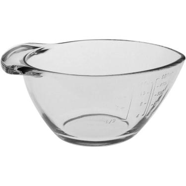 Imagem de Crisa Pyr O Rey Tigela Medidora 8X18X12Cm 500Ml Vidro Temperado Transp