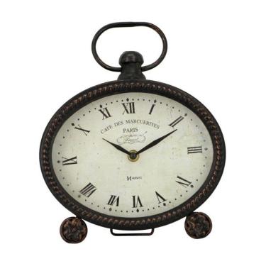 Imagem de Relógio De Mesa Herweg Ouro Envelhecido 6396 Único